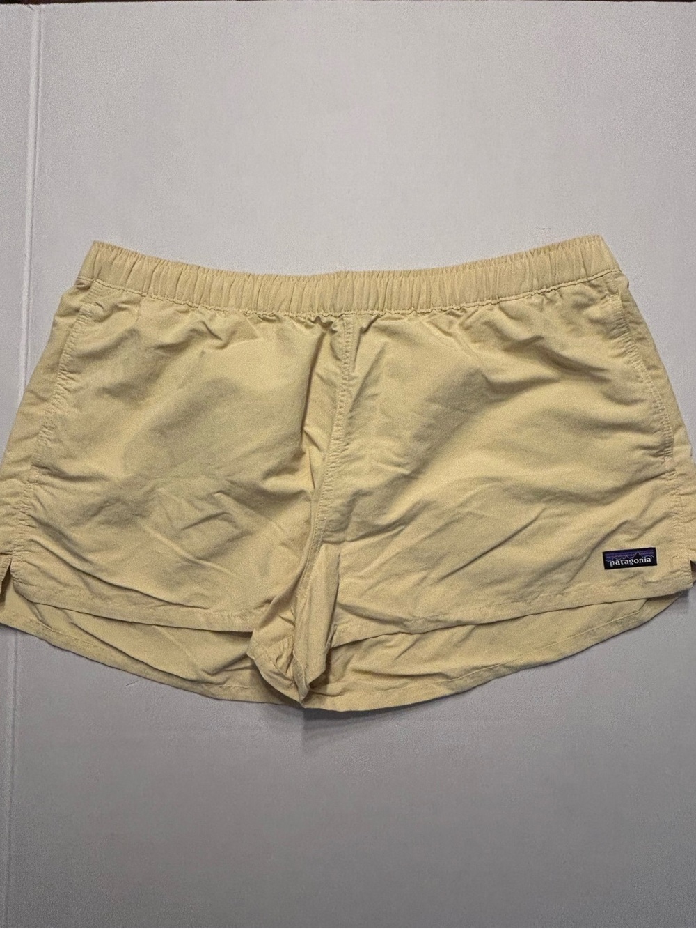 Women’s Patagonia Baggies Shorts 2.5” Yellow Size XL